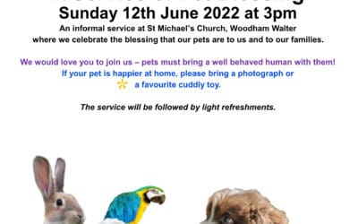 2022 Pet Blessing Service